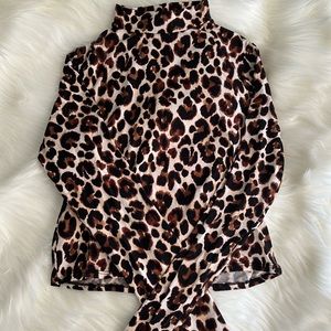 Cheetah Turtle Neck